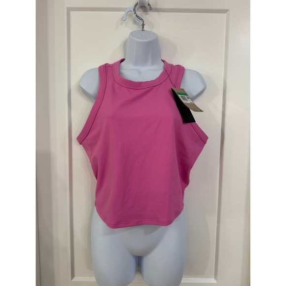 Nike Tops - Nike Women's One Fitted Dri-FIT Cropped Tank Top in Playful Pink XL